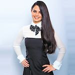 Frisurensommer 2015:<br>Haarverlängerung mit Echthaartressen aus indischem Echthaar